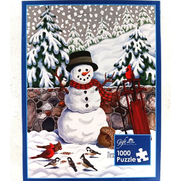 Stonewall Snowman 1000 Piece Jigsaw Puzzle Quality Gift Essentials - Picture 1 of 3
